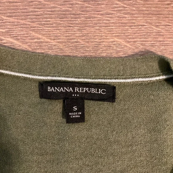 Banana Republic Factory olive cardigan, S - Picture 3 of 6